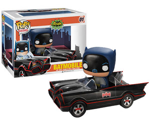 Funko Pop Ride Batman Classic TV Series "Batmobile" #01 Mint