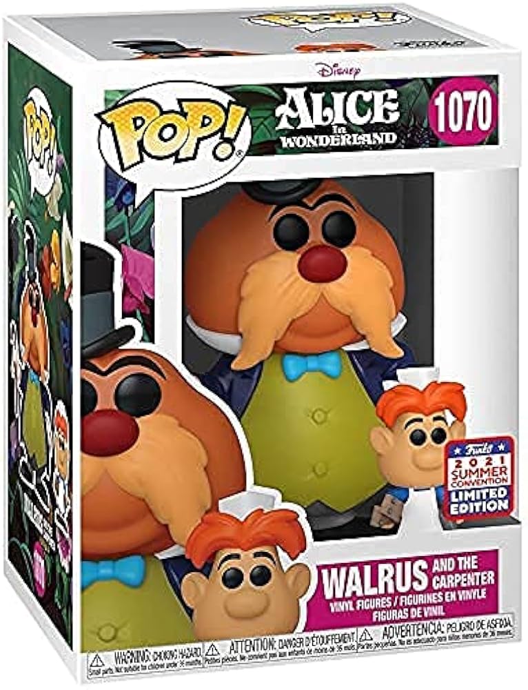 Funko Pop! Alice in the Wonderland Walrus and the Carpenter Convention Exclusive #1070 (Barcelona Pop 23)