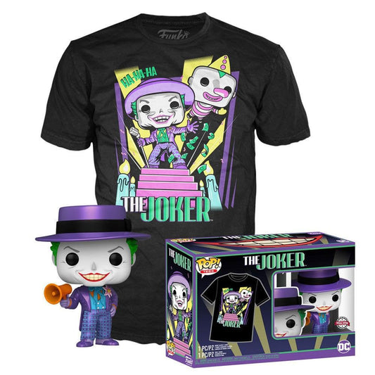 Funko Pop! Batman The Joker Batman 1989 w/ T-Shirt Special Edition #403