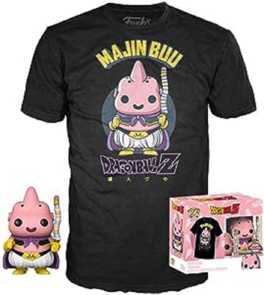 Funko Pop! Dragon Ball Z Majin Buu with Ice Cream w/ T-Shirt Special Edition #973