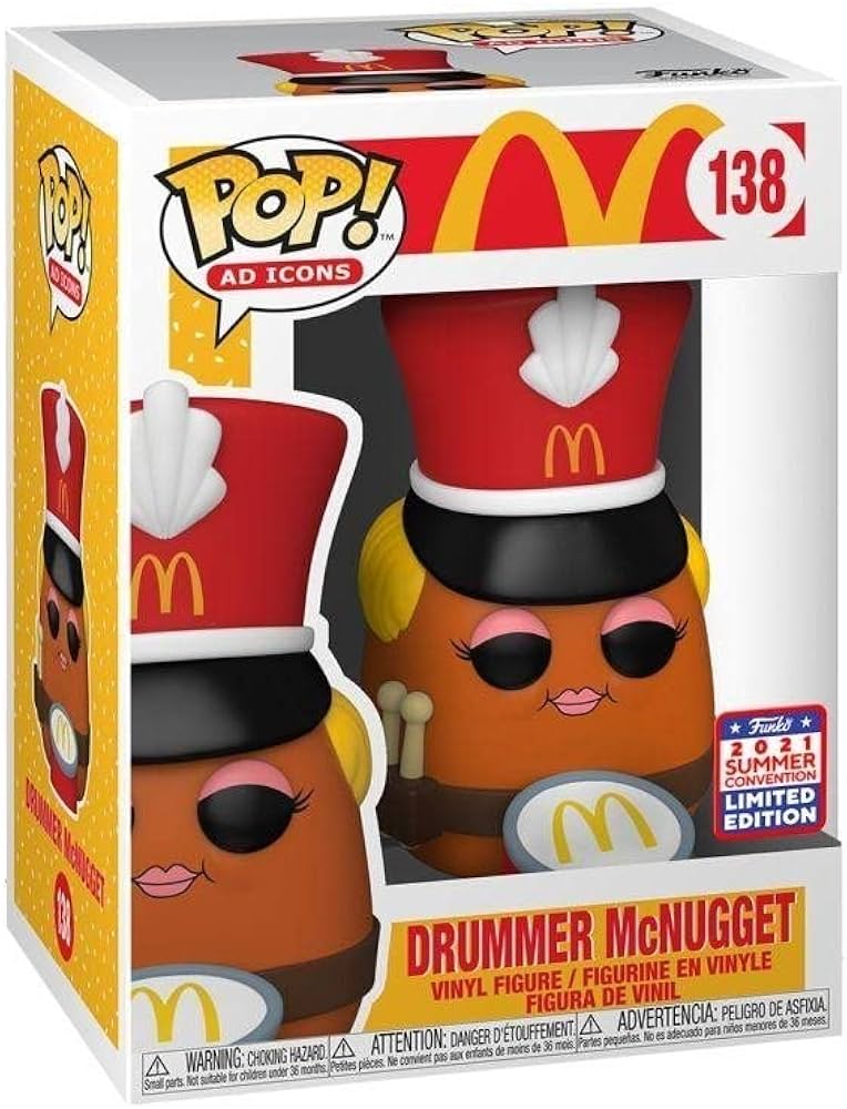 Funko Pop! Mcdonalds Drummer McNugget Convention Exclusive #138 (Barcelona Pop 32)