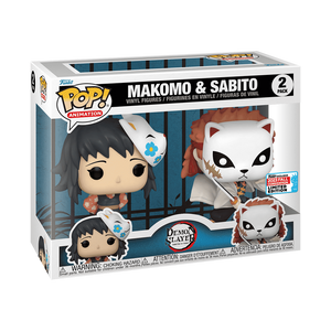 Funko Pop! Demon Slayer Makomo and Sabito 2 Pack Convention Exclusive (Melbourne 79)