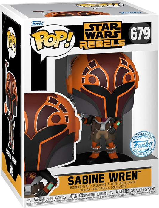 Funko Pop! Star Wars Rebels Sabine Wren Special Edition Exclusive #679