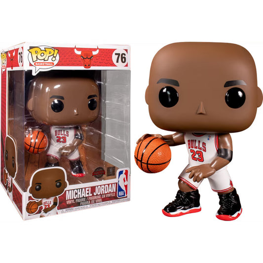 Funko Pop! NBA Bulls White Jersey Michael Jordan 10" Special Edition  #76