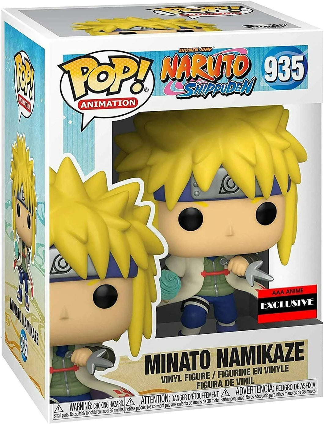 Funko Pop! Naruto Shippuden Minato Namikaze AAA Anime Exclusive #935