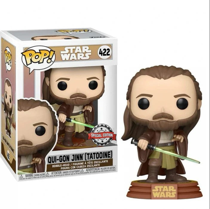 Funko Pop! Star Wars Qui-Gon Jinn Special Edition #422