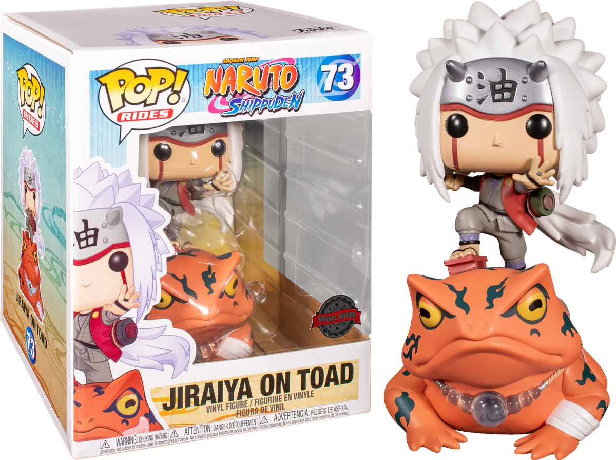 Funko Pop! Naruto Shippuden Jiraiya on Toad 6" Special Edition #73