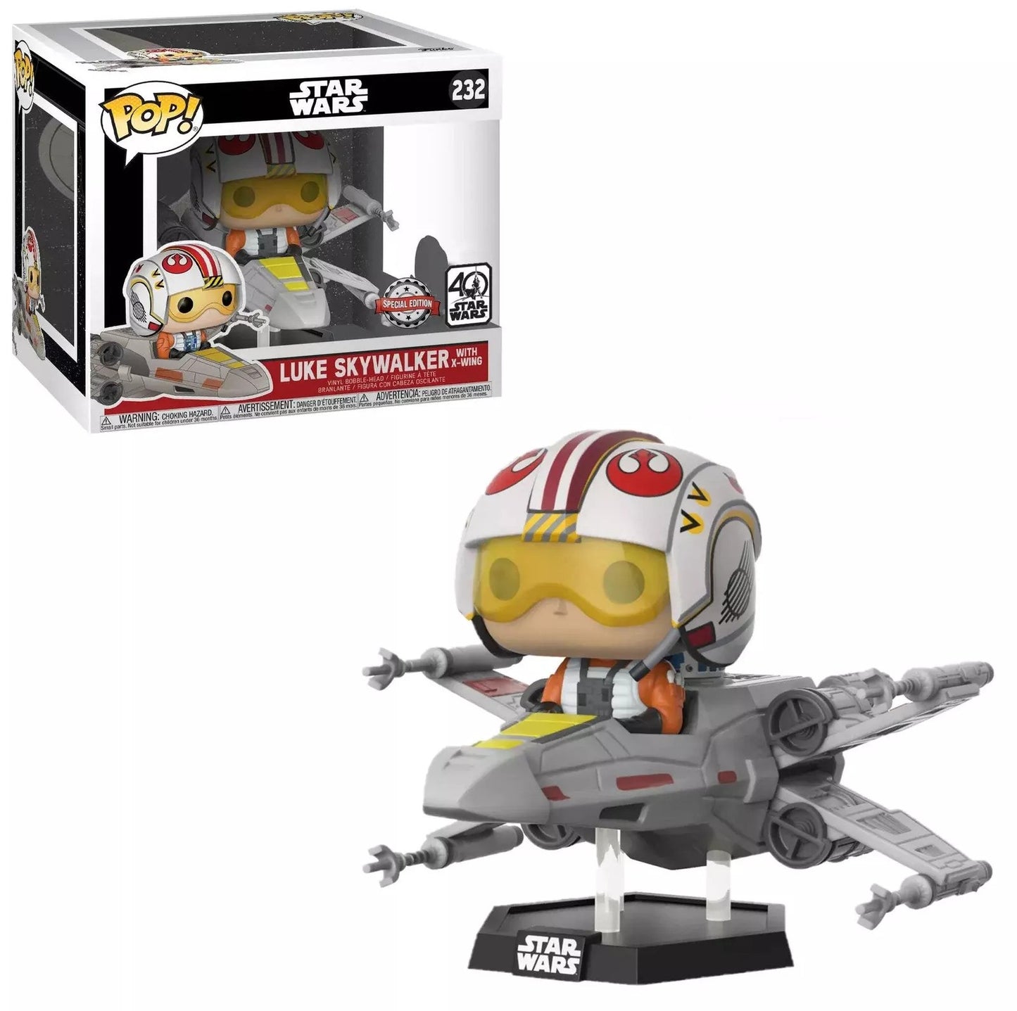 Funko Pop! Star Wars Luke Skywalker with X-Wing Special Edition #232