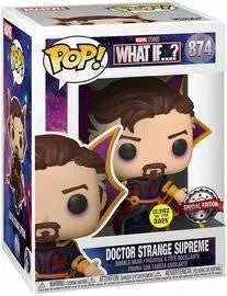 Funko Pop! What If...? Doctor Strange Supreme GITD Special Edition #874 (Tag team Pop 5)