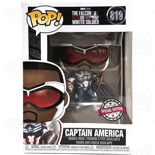 Funko Pop! The Falcon and the Winter Soldier Captain America Special Edition #819 (Tag Team Pop 9)