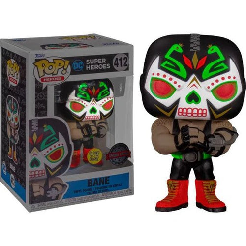 Funko Pop! DC Super Heroes Dia De Los Bane GITD Special Edition #412