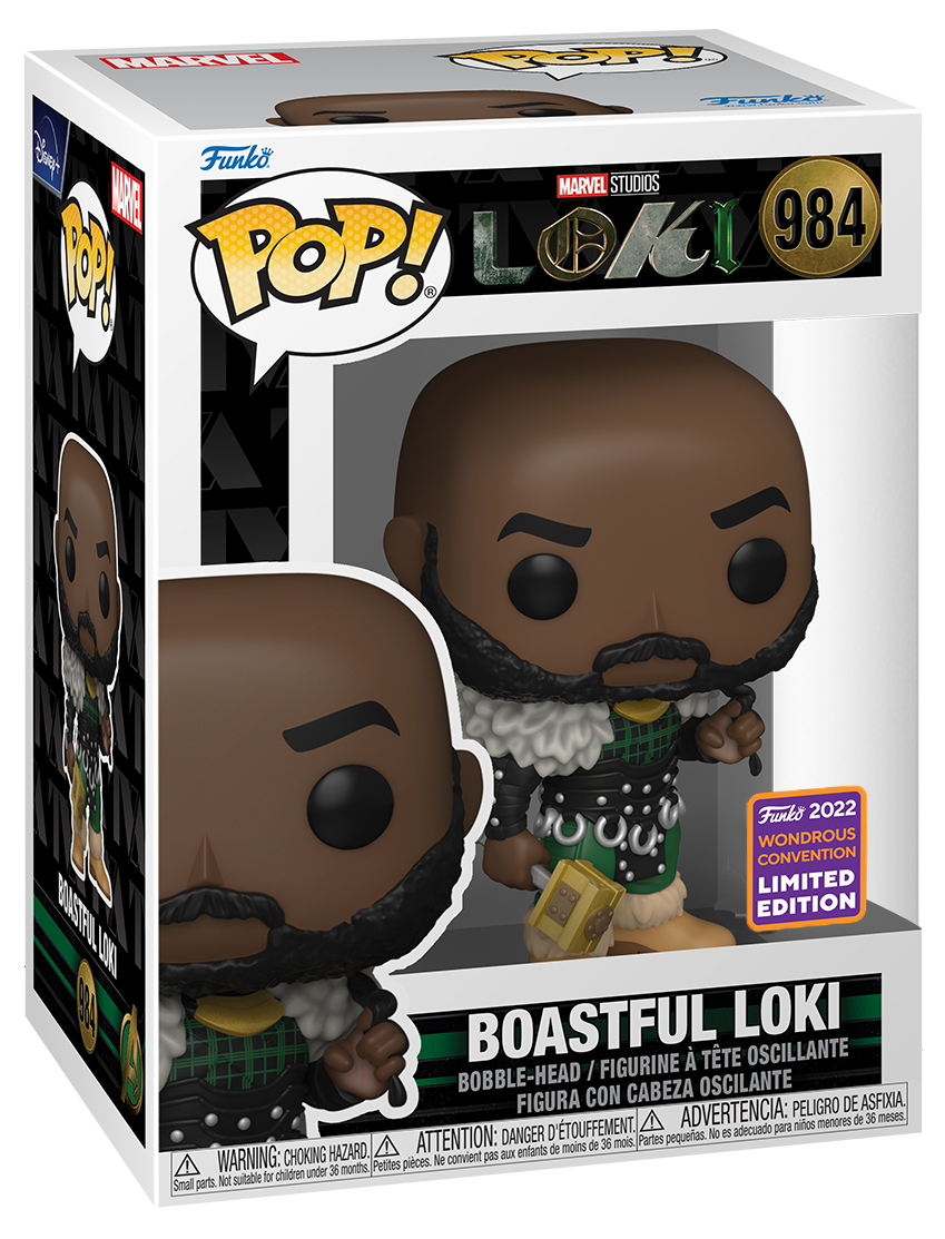 Funko Pop! Loki Boastful Loki Convention Exclusive (Stockholm Pop 3)