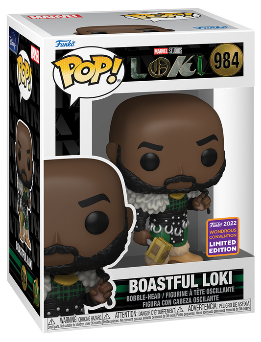 Funko Pop! Loki Boastful Loki Convention Exclusive (Stockholm Pop 3)