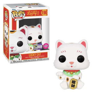 Funko PoP! Asia SDCC 2023 LUCKY CAT FLOCKED EXCLUSIVE In Stock
