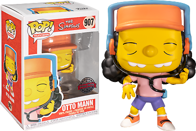 Funko Pop! The Simpsons Otto Mann Special Edition #907