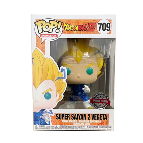 Funko Pop! Dragon Ball Z Super Saiyan 2 Vegeta Special Edition #709