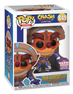 Funko Pop! Crash Bandicoot In Mask Armor Funkon Summer Convention Exclusive