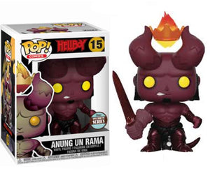 Funko Pop Hellboy with Crown "Anung Un Rama" #15 Specialty Series Mint