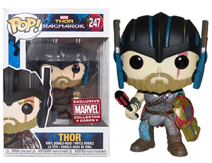 Funko Pop Thor Ragnarok "Thor" #247 Marvel Collector Corps Exclusive Mint