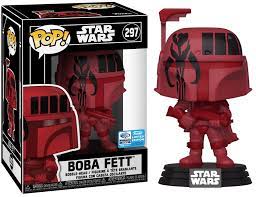 Funko Pop Star Wars Boba Fett Wonder Con Exclusive Sticker POP STACK Included