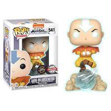 Funko Pop Avatar The Last Airbender Aang On Airscooter GLOW CHASE Special Edition