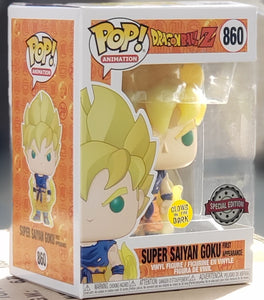 Funko Pop DBZ Dragon Ball Z Super Saiyan Goku First Appearance Glow Special Edition (Go Calendar)