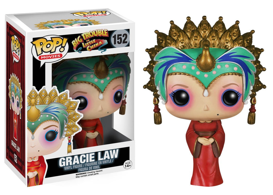 Funko POP Movies: Big Trouble in Little China-Gracie Law NON MINT DAMAGED BOX