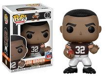 Funko POP! NFL  Legends #80 VAULTED Jim Brown Cleveland Browns Football Mint