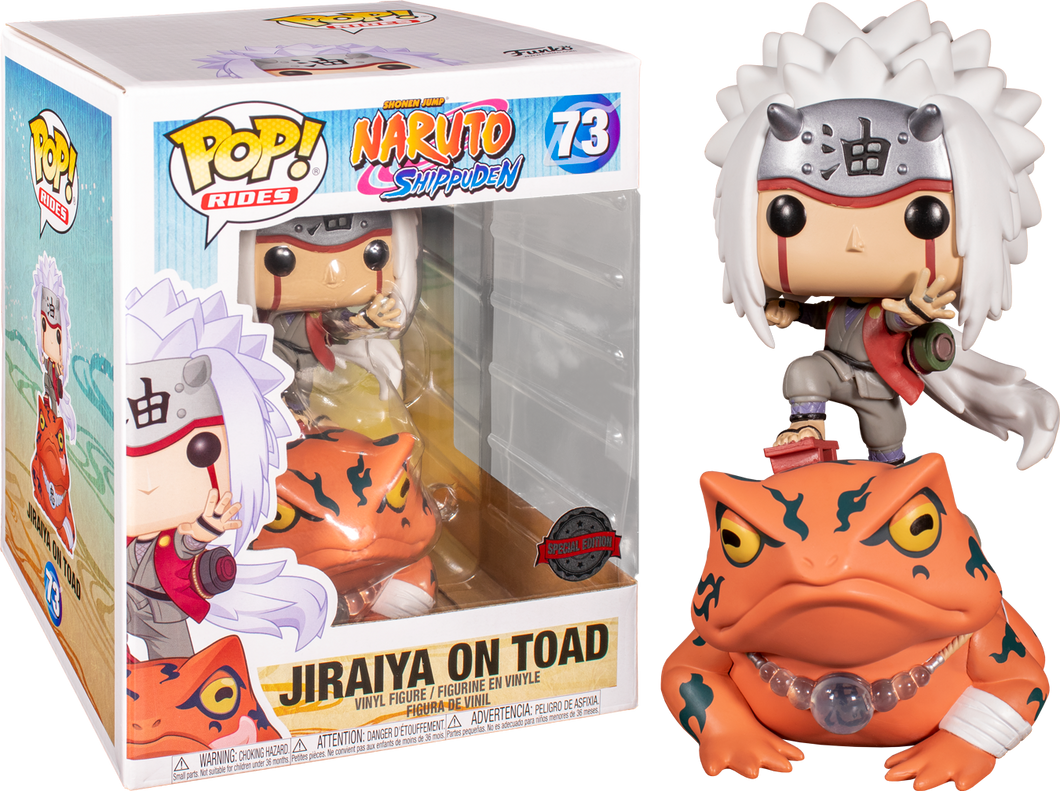 Funko POP! Rides: Shonen Jump Naruto Shippuden #73 Jiraiya on Toad Special Edition