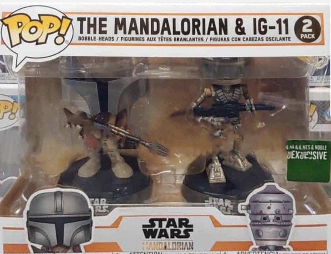 Funko Pop The Mandalorian & IG-11 Barnes and Noble Exclusive 2 pack PRE-ORDER