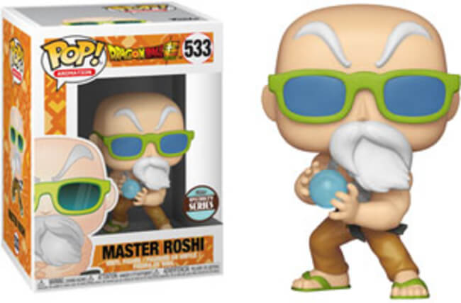 Funko Pop! Master Roshi Max Power Dragon Ball Super DBZ Pop Specialty Series #533 with Protector