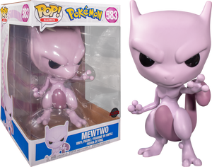 Funko Pop Pokemon 10 inch Mewtwo Special Edition Stickered (Target Exclusive) MINT