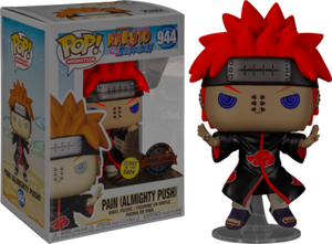 Funko Pop! Naruto PAIN #944 Almighty Push GLOW Special Edition Sticker IN STOCK NOW