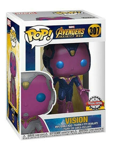 Funko POP! Avengers infinity Vision #307 Metallic Special Edition Exclusive